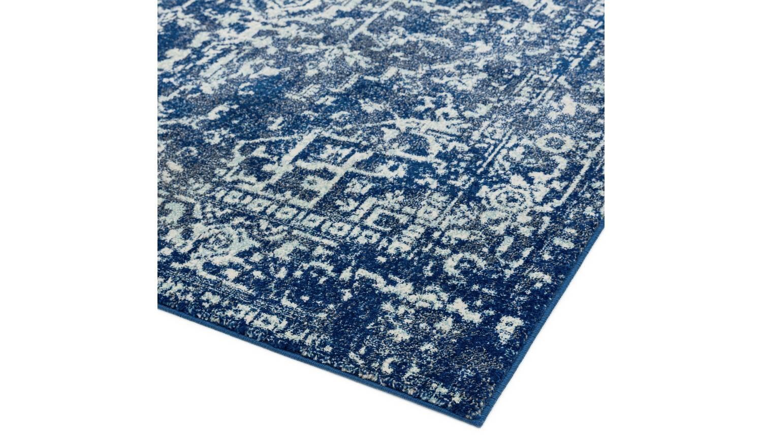 Asiatic Nova Abstract Rectangular Rug 80x150cm Blue For Bedroom Hallway - Image 4
