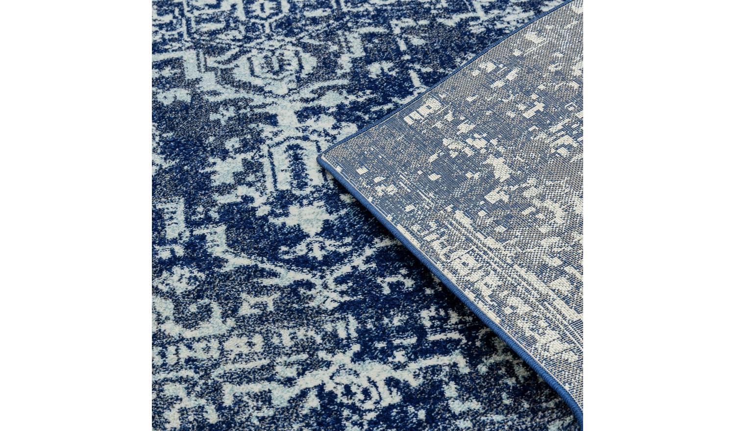 Asiatic Nova Abstract Rectangular Rug 80x150cm Blue For Bedroom Hallway - Image 5