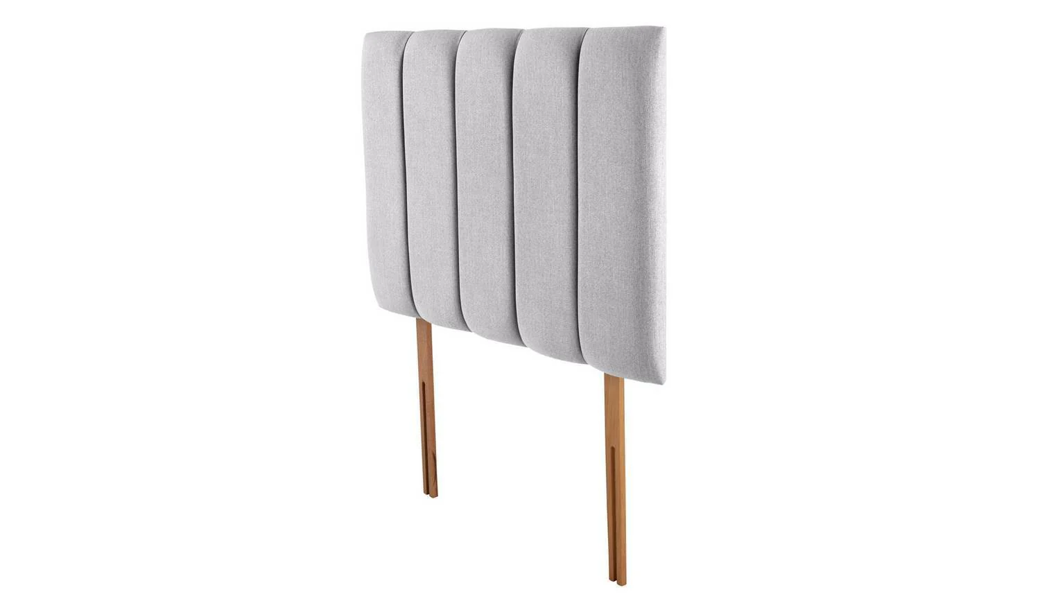 Bircham Single Headboard Light Grey Modern Upholstered Bedroom Decor Accent - Image 3