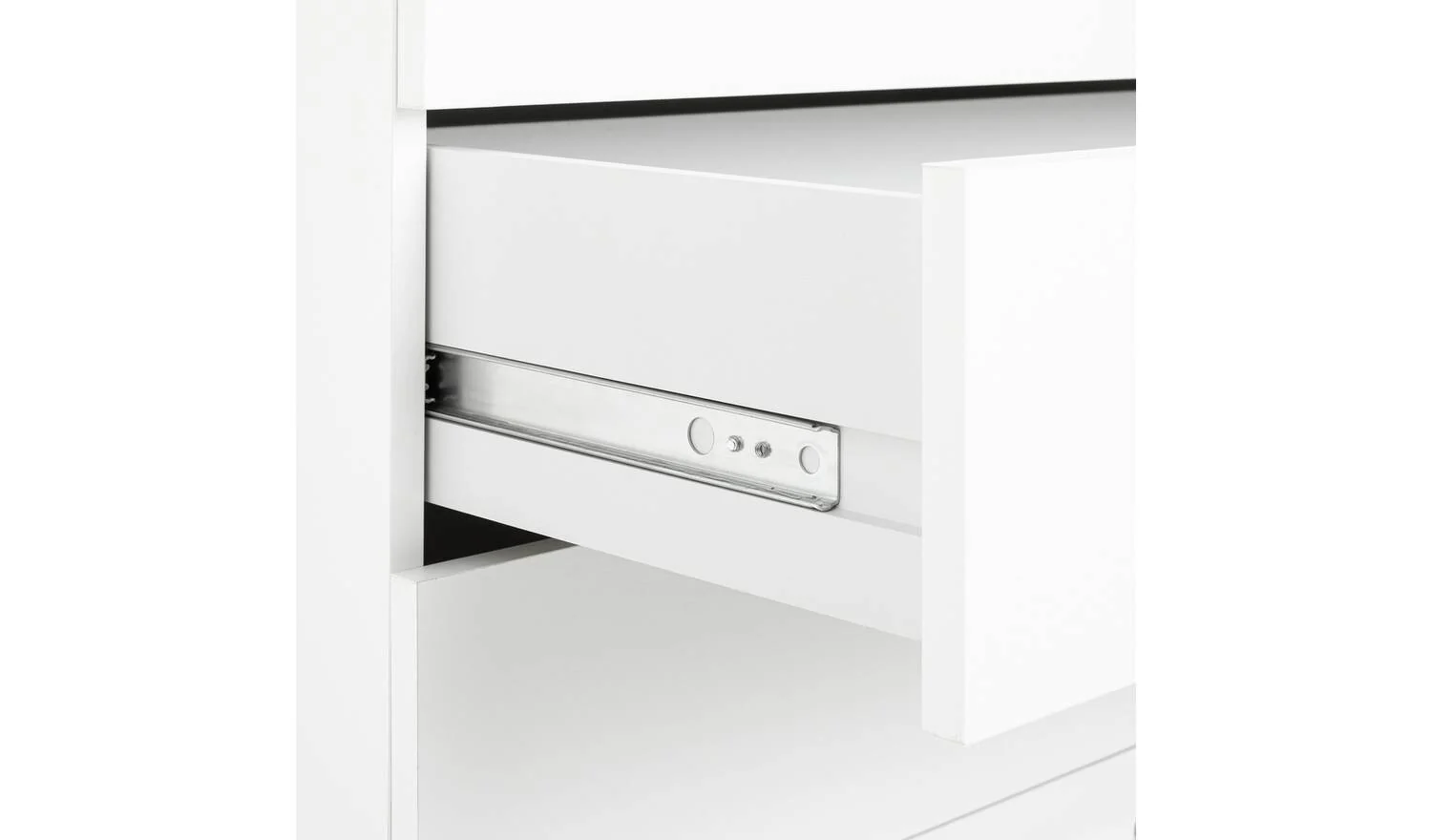 Brisbane 5 drawers Chest White Storage Organiser Bedroom Furniture - Image 3