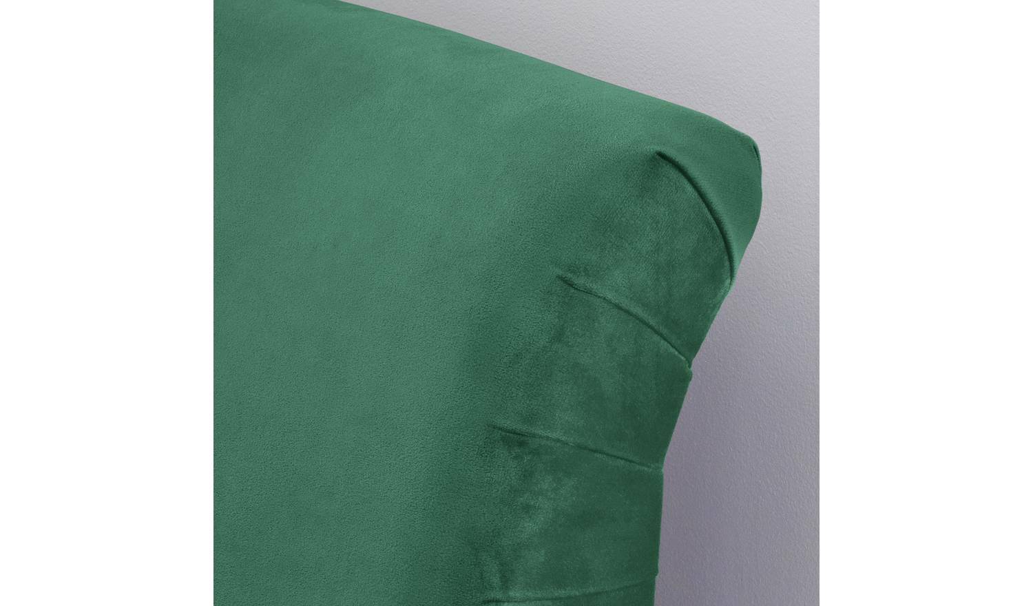 Macaroon Velvet Kingsize Bed Frame Green Luxurious and Comfortable Bed - Image 4