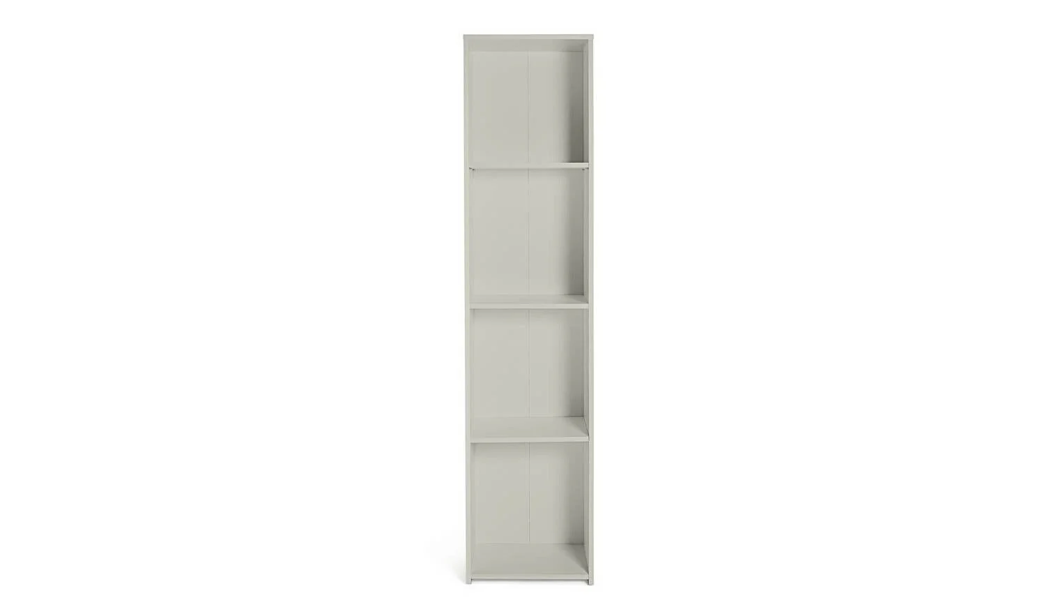 Malibu Narrow Bookcase - Grey - Image 4
