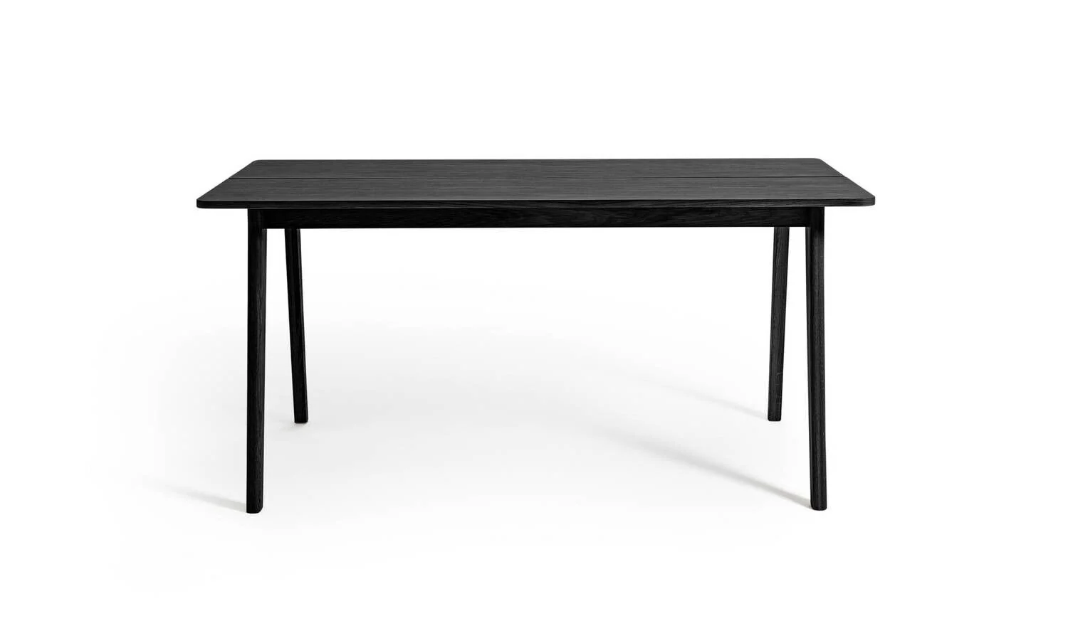 Nel Wood 4 Seater Dining Table Black Stylish and Durable Dining Room Decor - Image 3